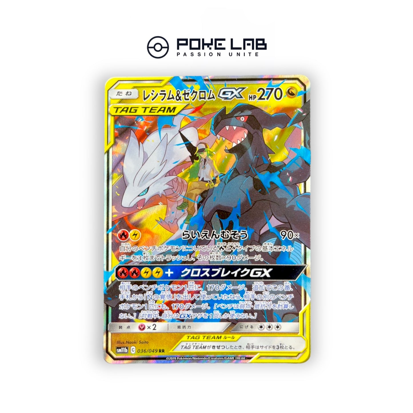 Zekrom & Reshiram Tag Team GX 036/049